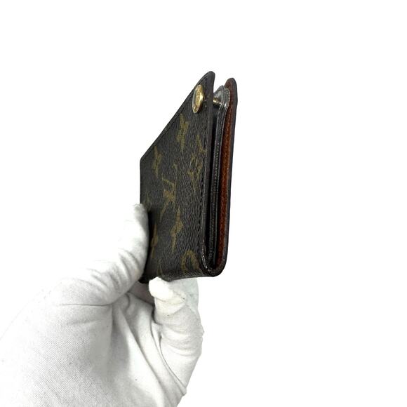 Louis Vuitton LV Monogram Porte Cartes Credit Pression Card Holder - Picture 5 of 9